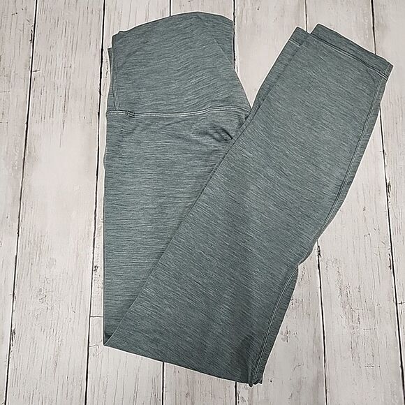 Lululemon Women's Align High Rise Pant 25” Graygreen Size 8 Buttery Soft Fabric - Picture 2 of 9